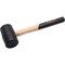 Dynamic Tools 1lb Rubber Mallet, Hickory Handle D041000 - alternate 1